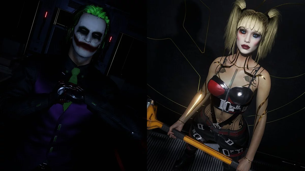 Cyberpunk 2077 — Joker y Harley Quinn