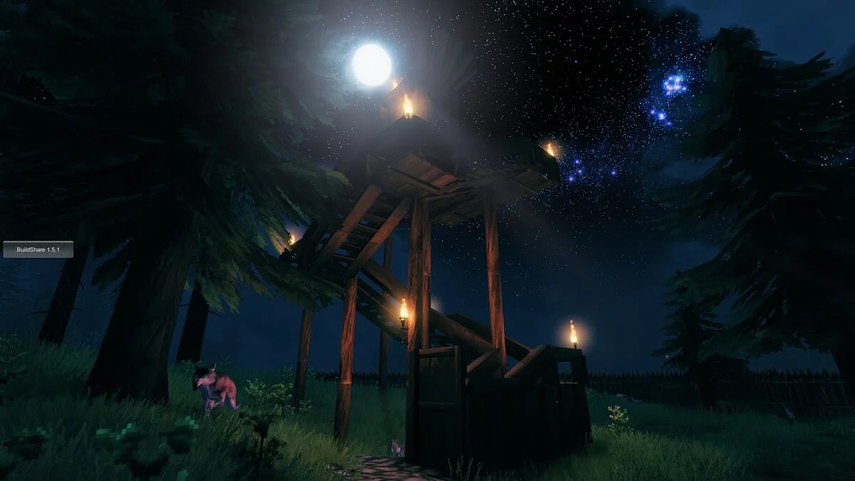 Valheim — Башня для разведения волков