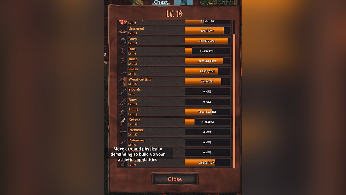 Valheim — Weight transfer skill