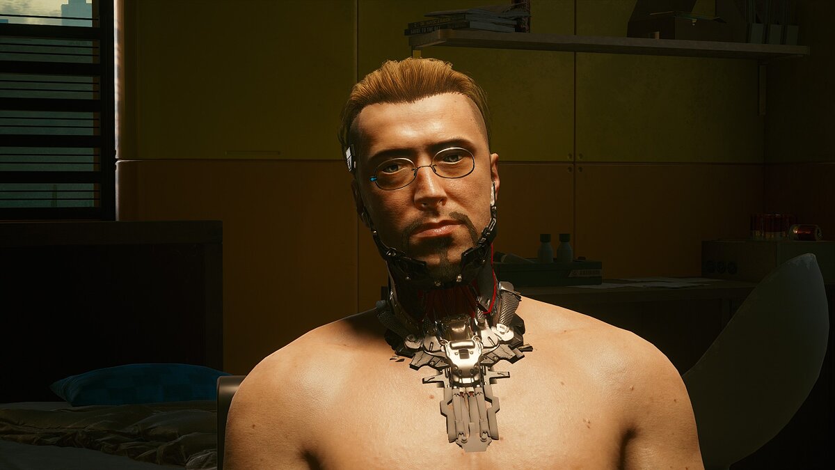 Cyberpunk 2077 — Cyber ​​appearance of Anders Hellman