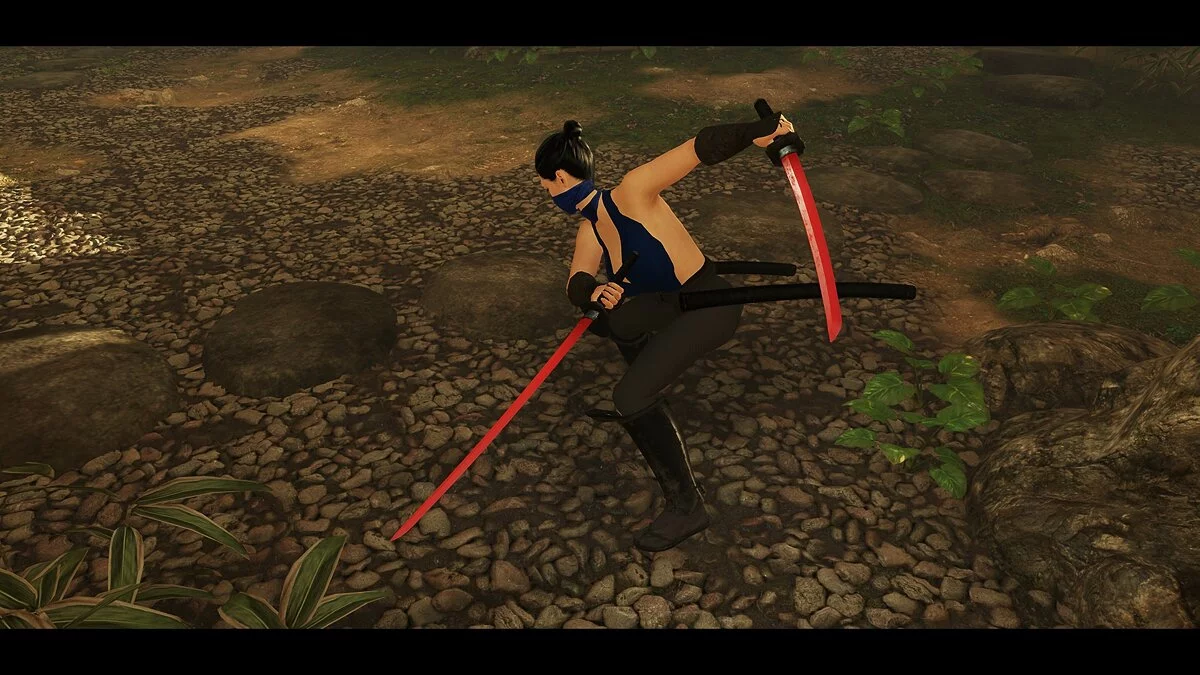 Nioh 2: Complete Edition — Різнокольорові подвійні міно-вчигатани