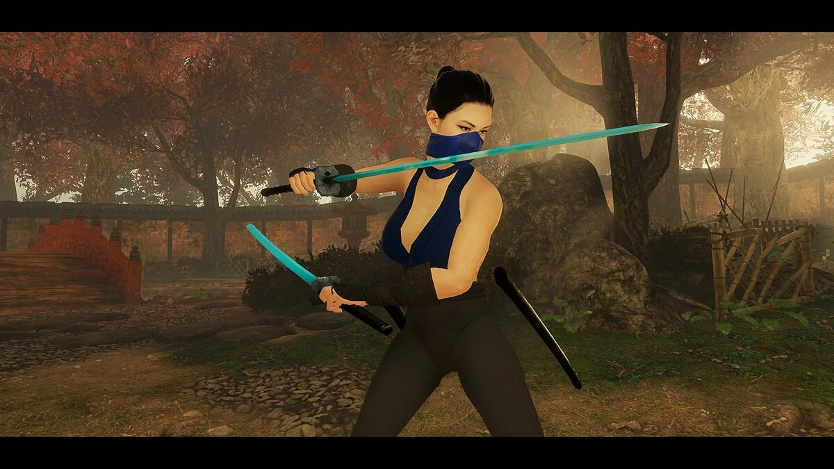 Nioh 2: Complete Edition — Різнокольорові подвійні міно-вчигатани