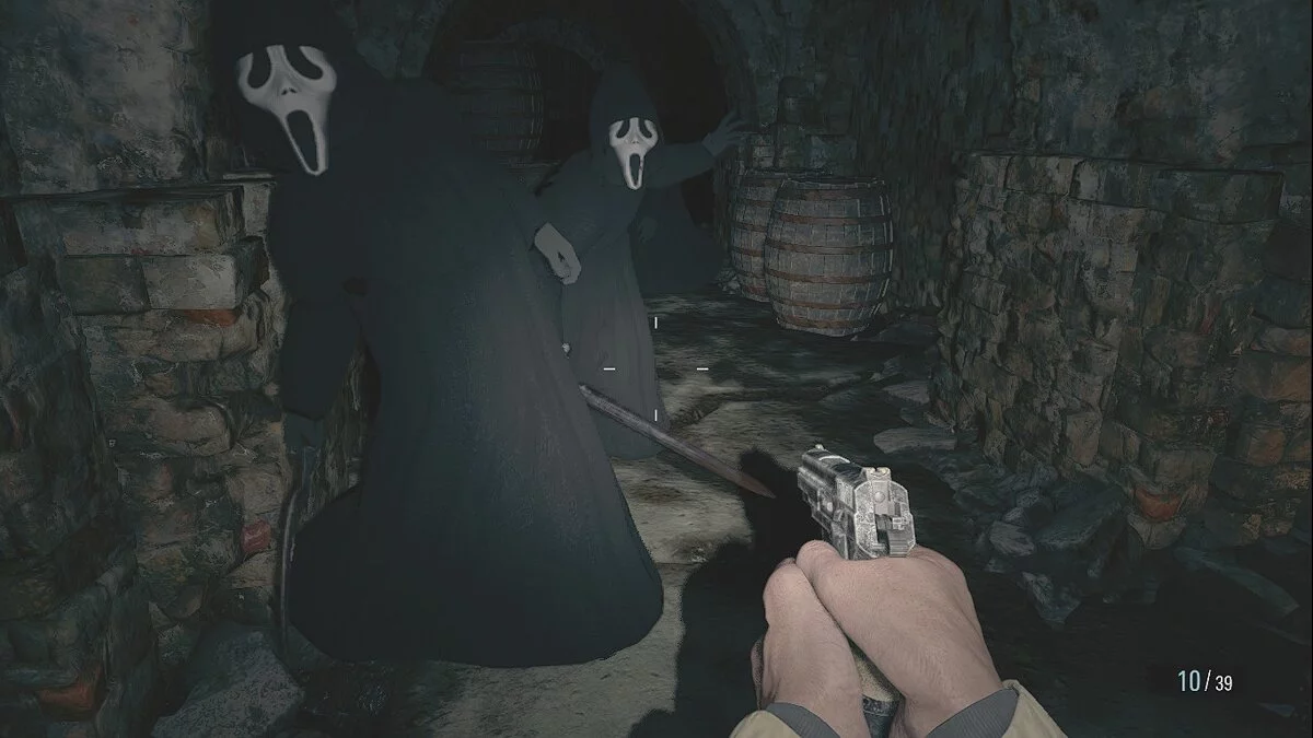 Resident Evil Village — Ghostface de la película "Scream"