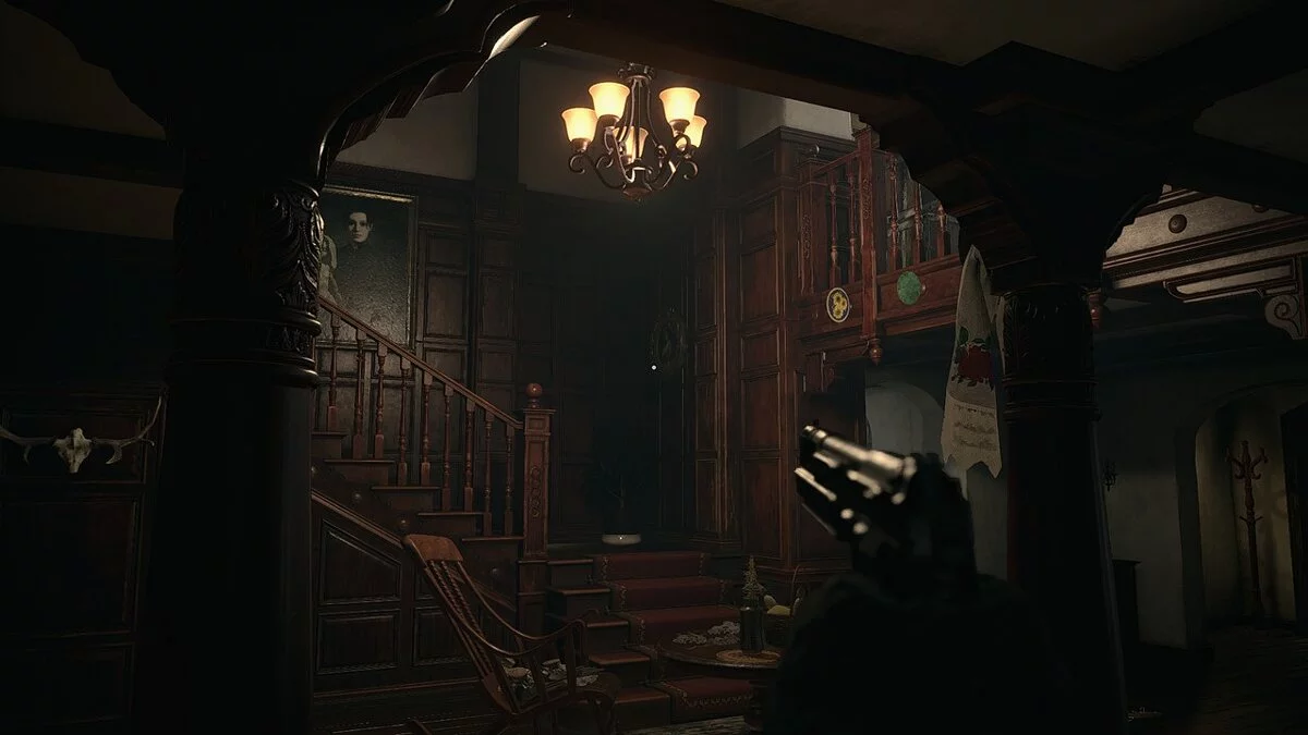 Resident Evil Village — El ambiente es como en el juego Resident Evil 7.