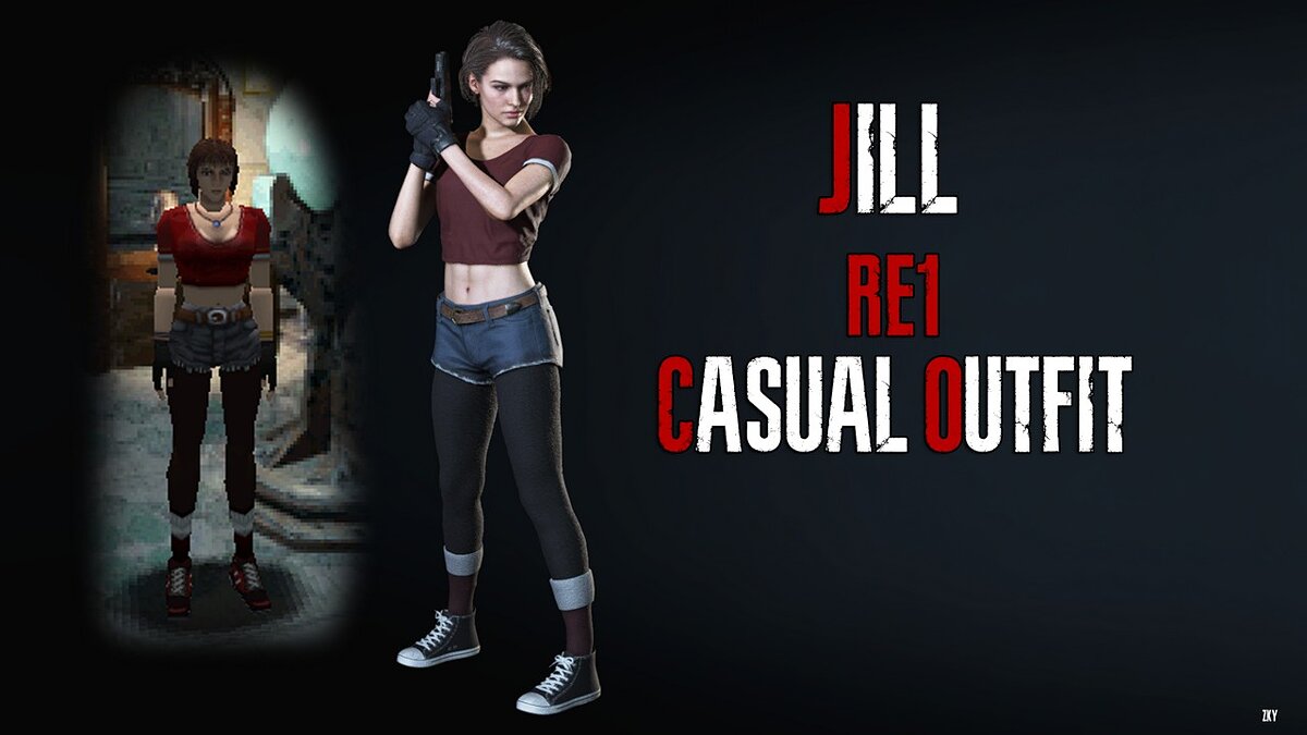 Resident Evil 3 — Jill in casual clothes