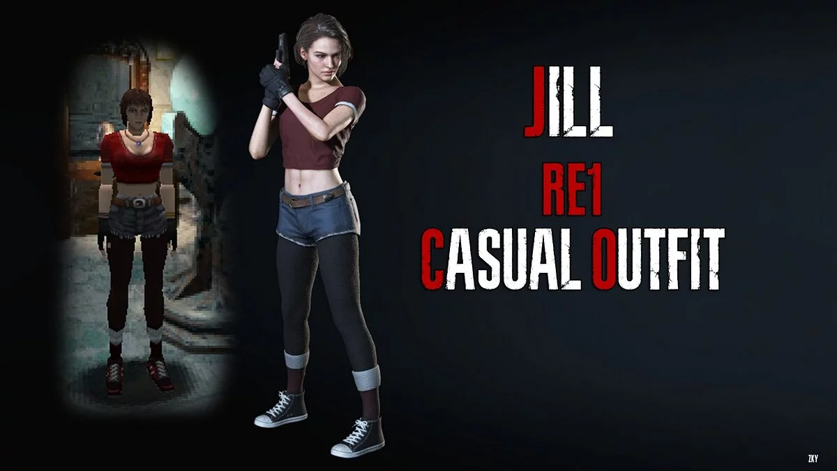 Resident Evil 3 — Jill in casual clothes