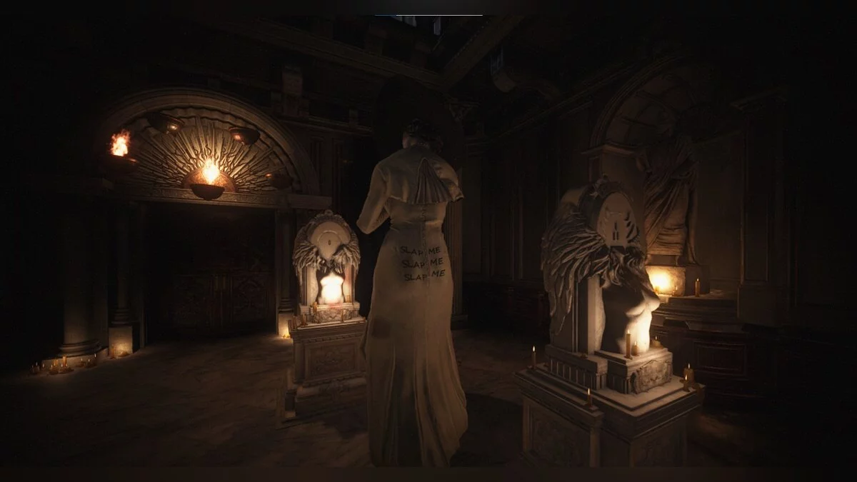 Resident Evil Village — Фраза «Шлепни меня» на попе леди Димитреску