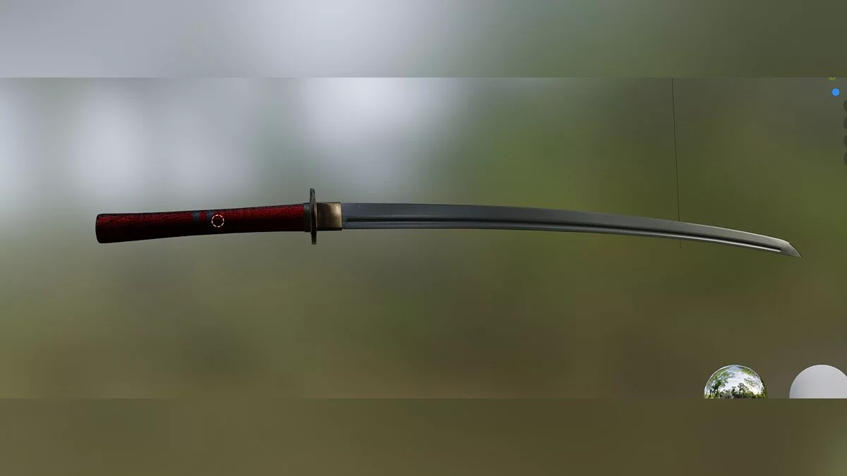 Valheim — Red katana