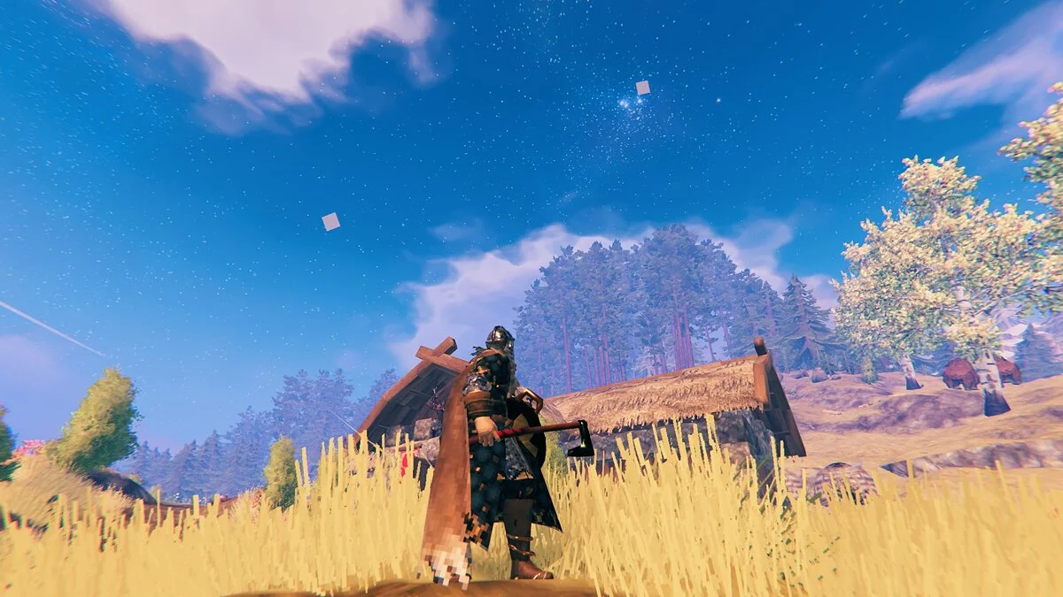 Valheim — Топор из черного металла