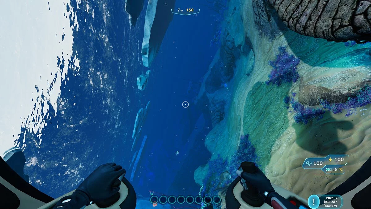 Subnautica: Below Zero — Контроль крена