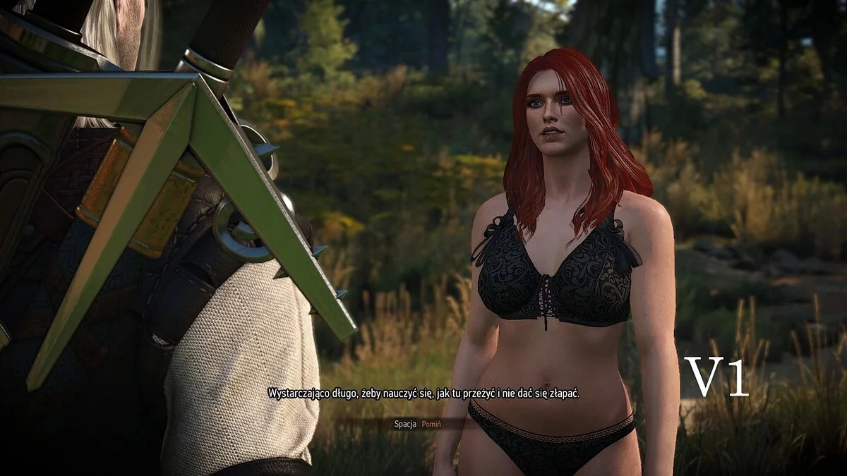 The Witcher 3: Wild Hunt - Complete Edition — Black lingerie for Triss