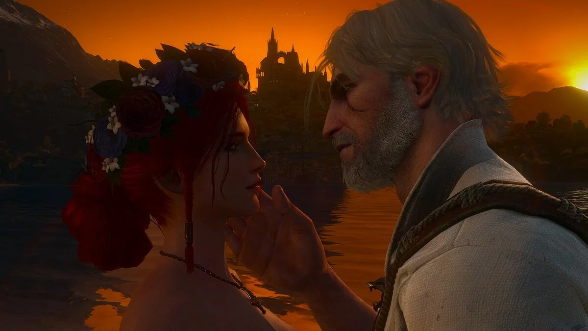 The Witcher 3: Wild Hunt - Complete Edition — Flores para el pelo Triss