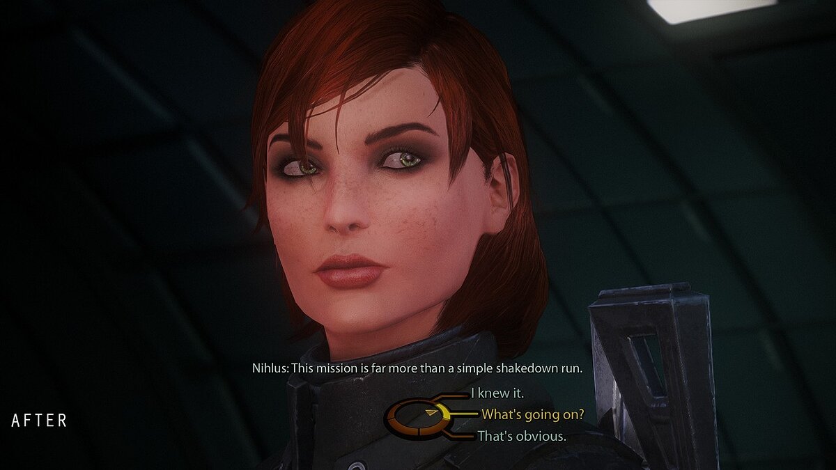 Mass Effect Legendary Edition — Warmer colors