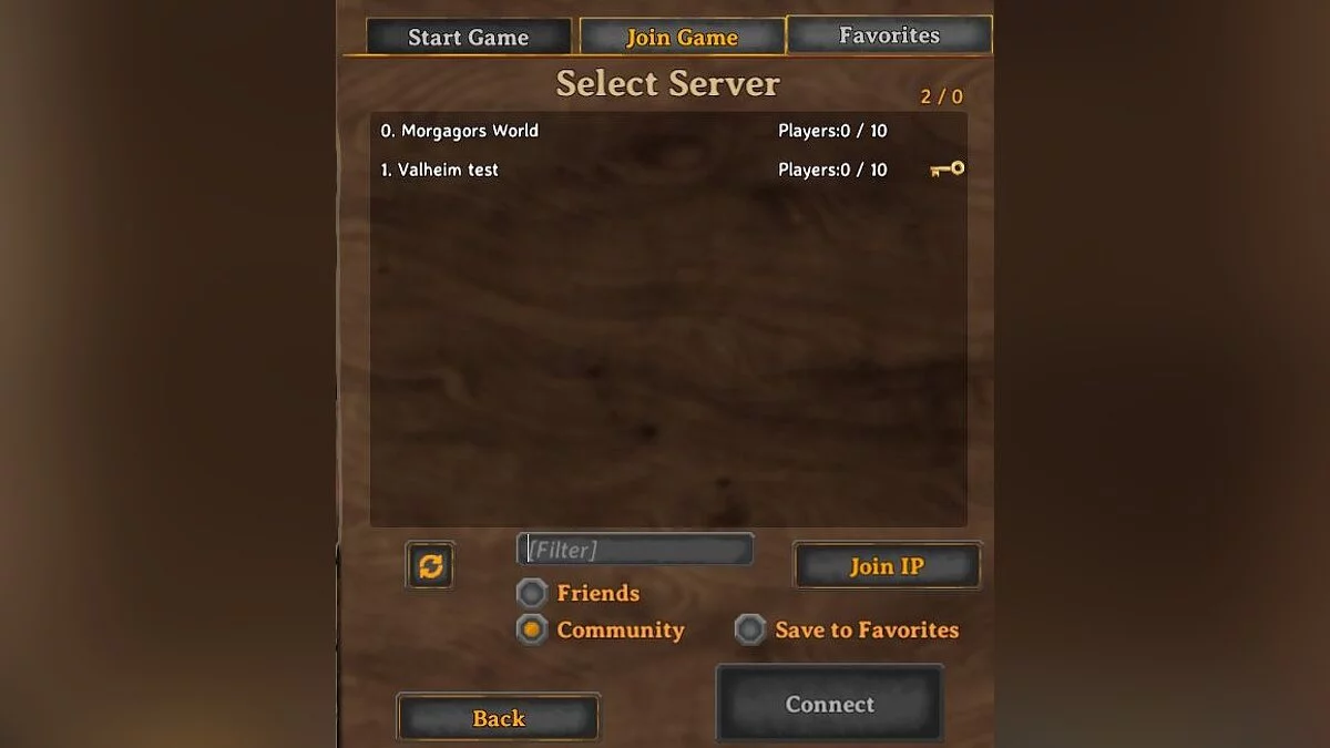 Valheim — Список избранных серверов