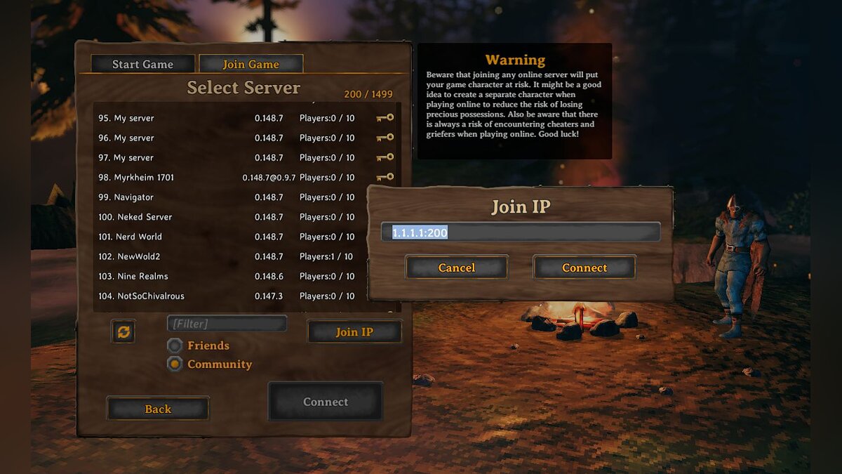 Valheim — List of favorite servers