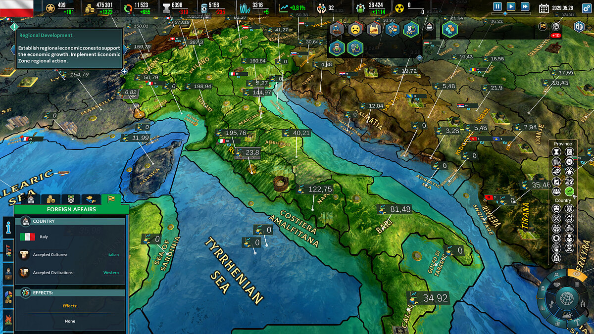 Realpolitiks 2 — Table for Cheat Engine [46983: GoG]