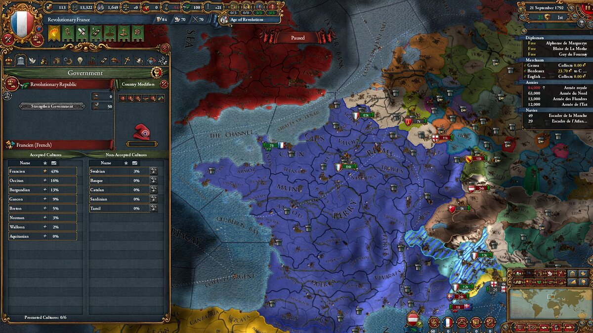 Europa Universalis 4 — Table for Cheat Engine [1.31.3.0]