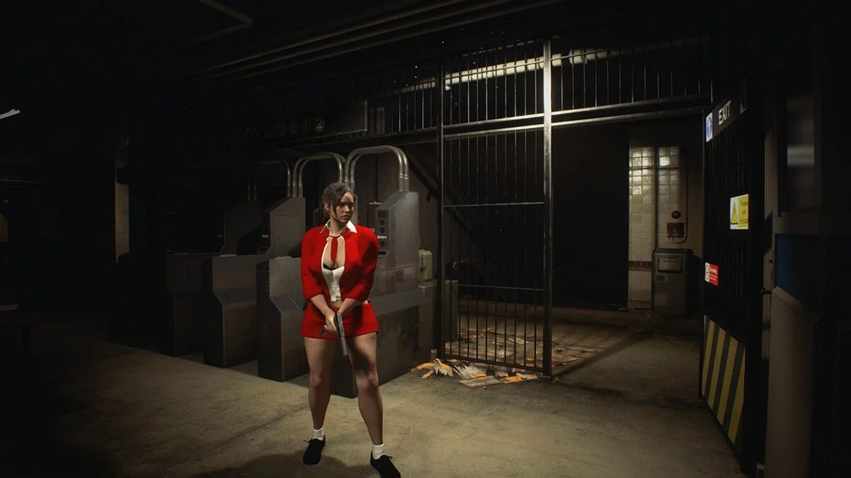 Resident Evil 3 — Джилл в костюме школьницы