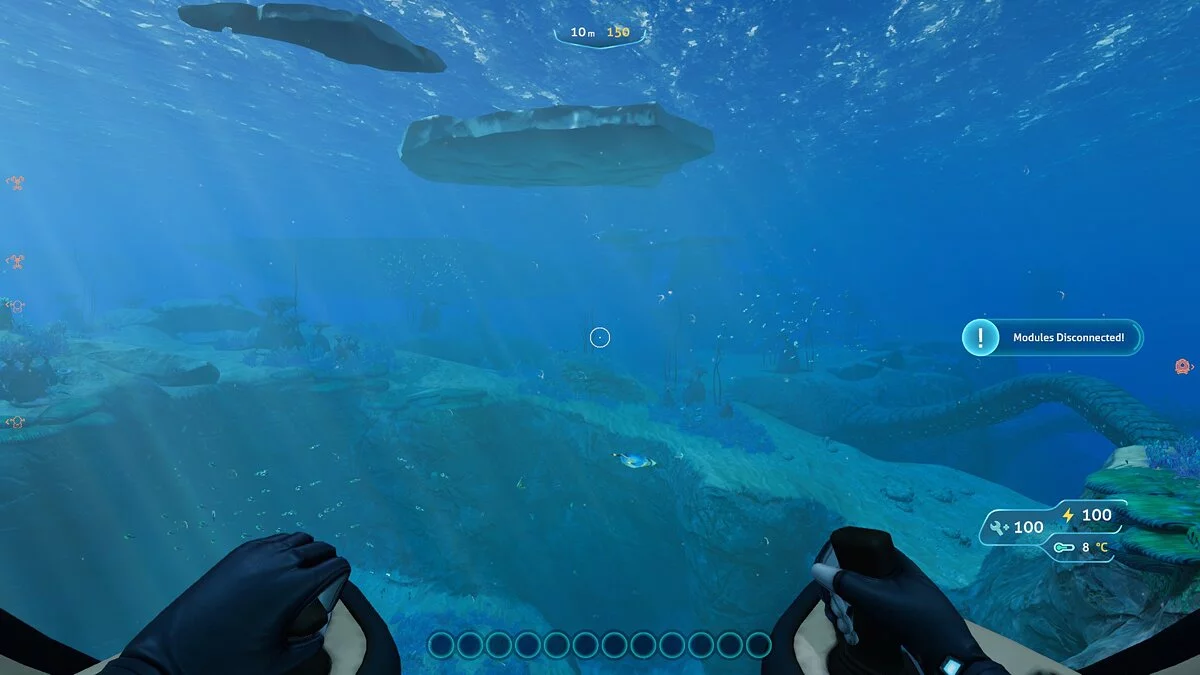 Subnautica: Below Zero — Горячие клавиши «Морехода»