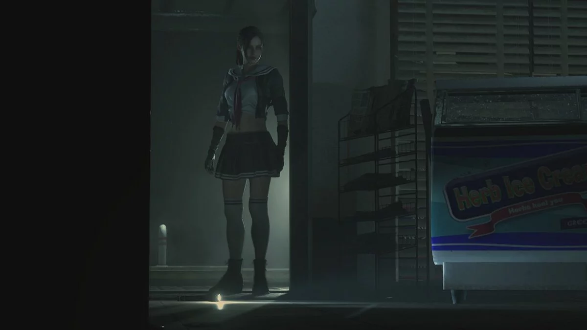 Resident Evil 2 — Клэр в костюме Бекки