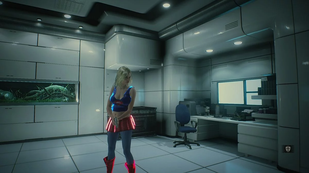 Resident Evil 2 — Клэр в костюме супергероя