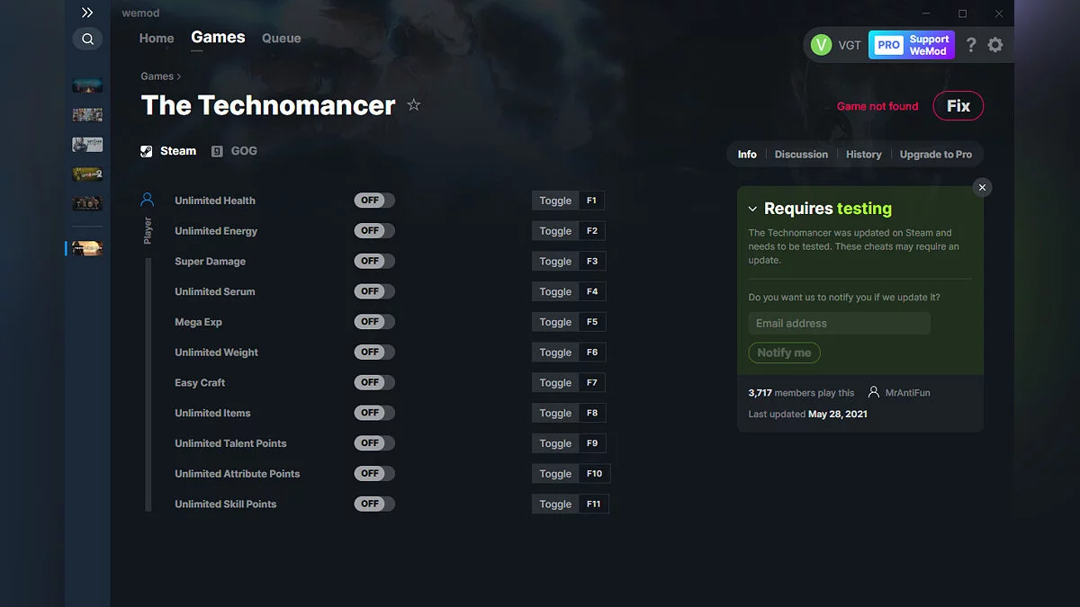 Technomancer — Trainer (+11) from 05.28.2021 [WeMod]