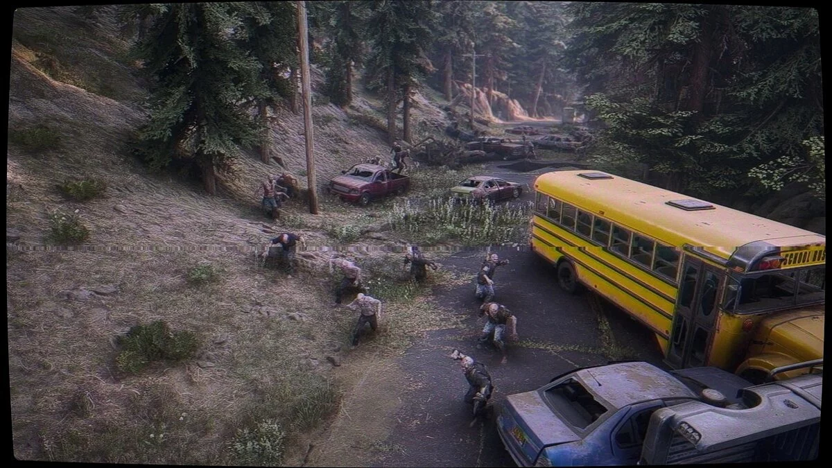 Days Gone — Графіка у стилі VHS 80-х