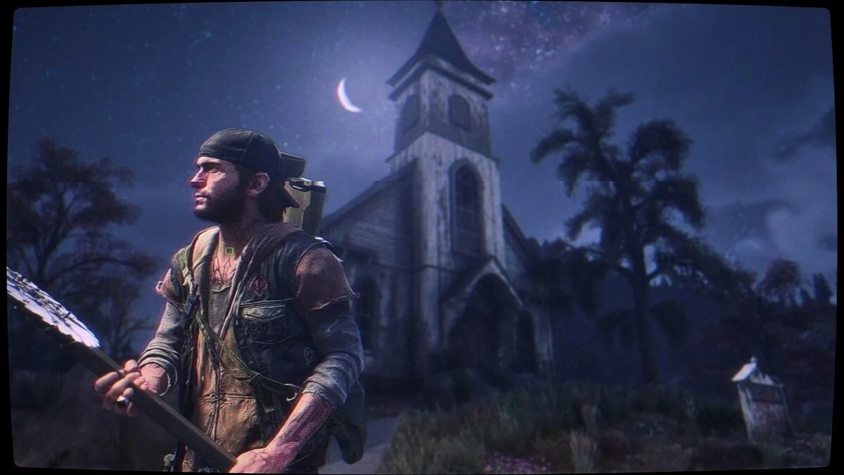 Days Gone — Графіка у стилі VHS 80-х