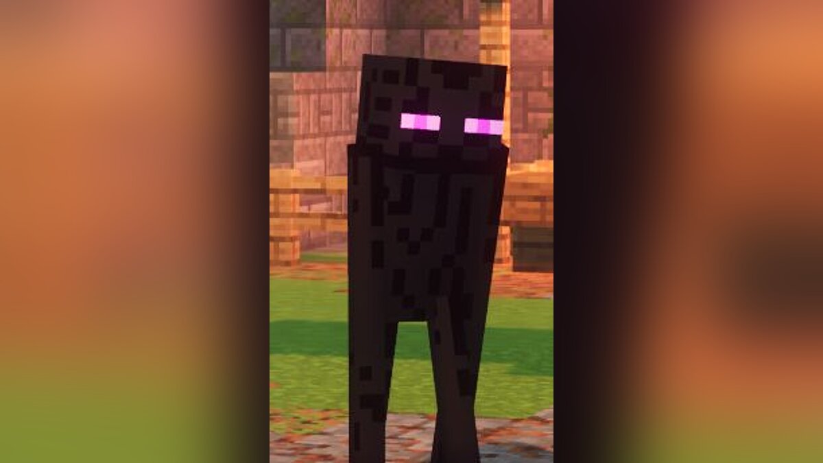 Minecraft Dungeons — Enderman instead of a pig