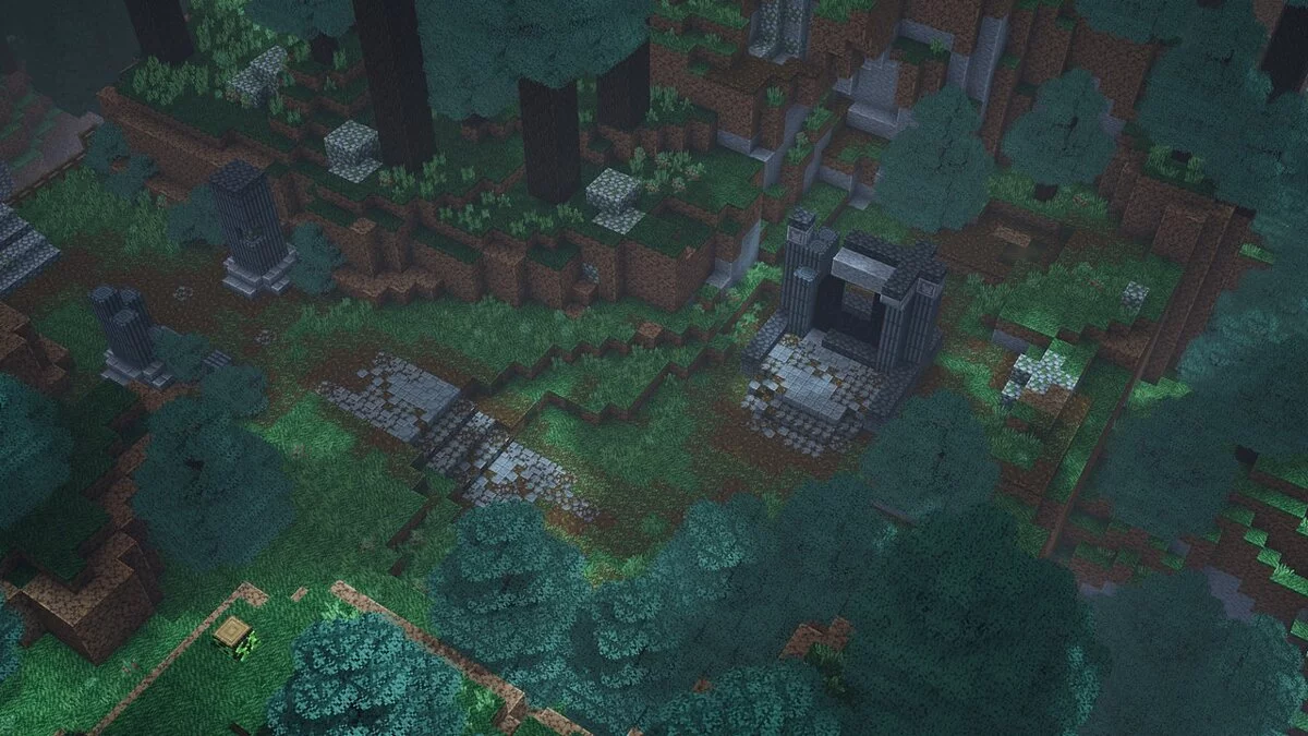 Minecraft Dungeons — Лагерь в Тайге