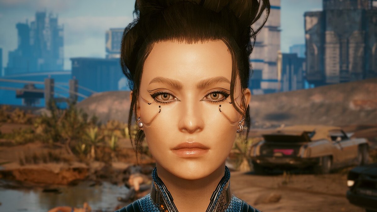 Cyberpunk 2077 — Face in 4K