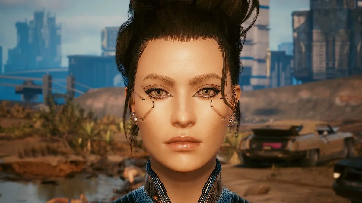 Cyberpunk 2077 — Face in 4K