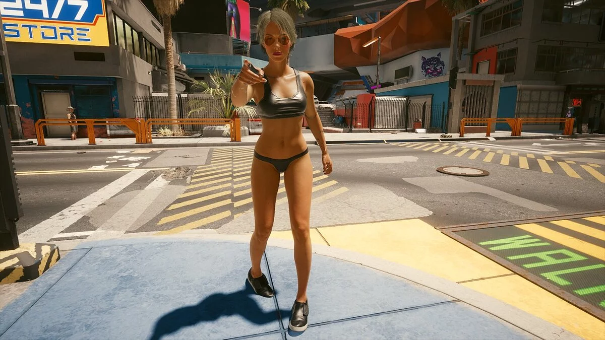 Cyberpunk 2077 — Maillot deportivo y pantalón corto.