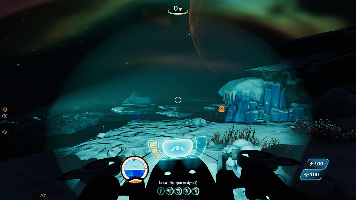 Subnautica: Below Zero — Tilt indicator