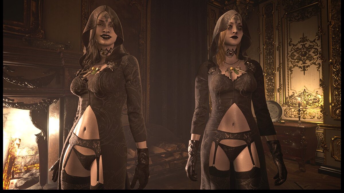 Resident Evil Village — Revealing costumes for Dimitrescu's daughters