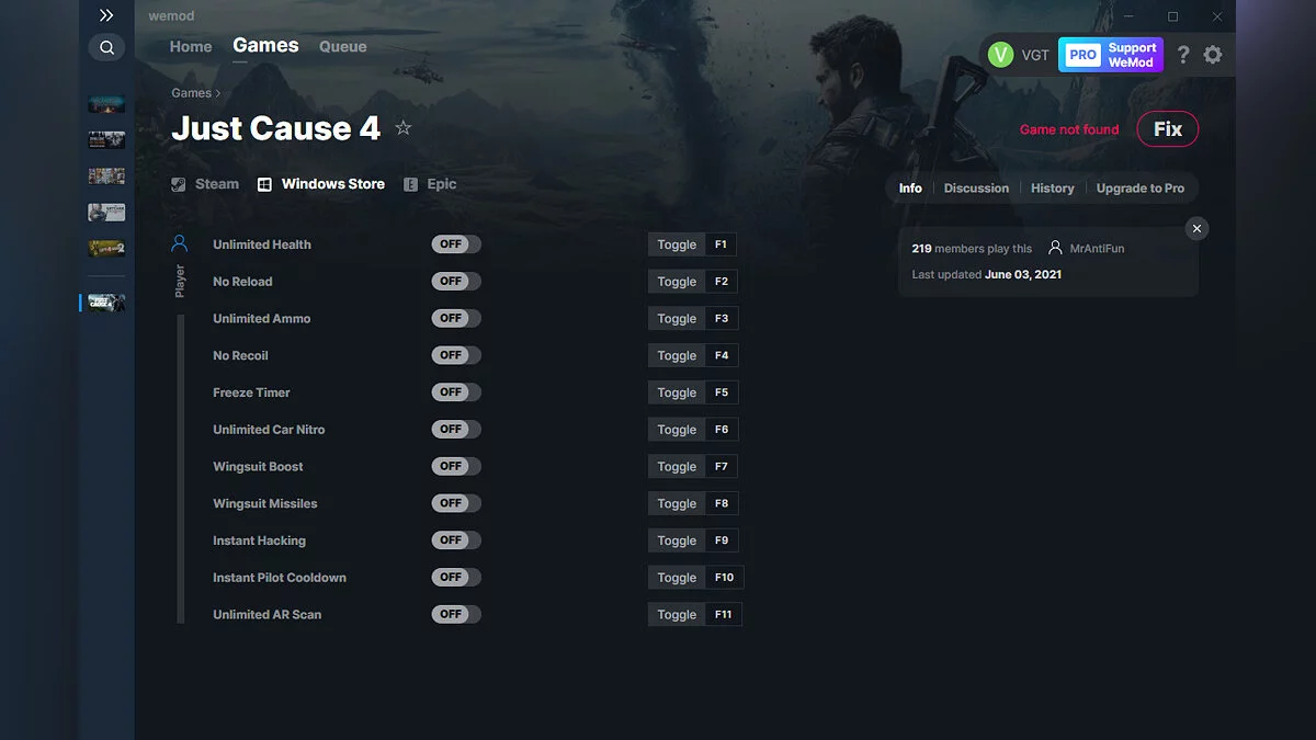 Just Cause 4 — Trainer (+11) from 06/03/2021 [WeMod]