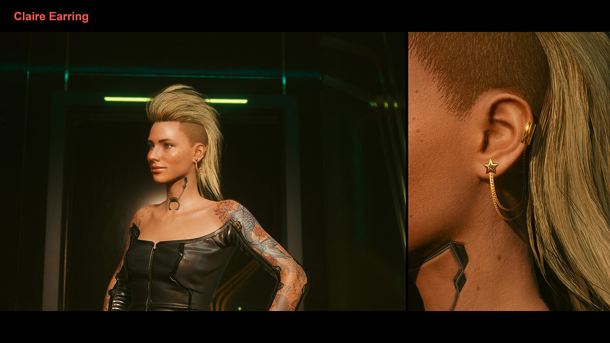 Cyberpunk 2077 — Modular earrings