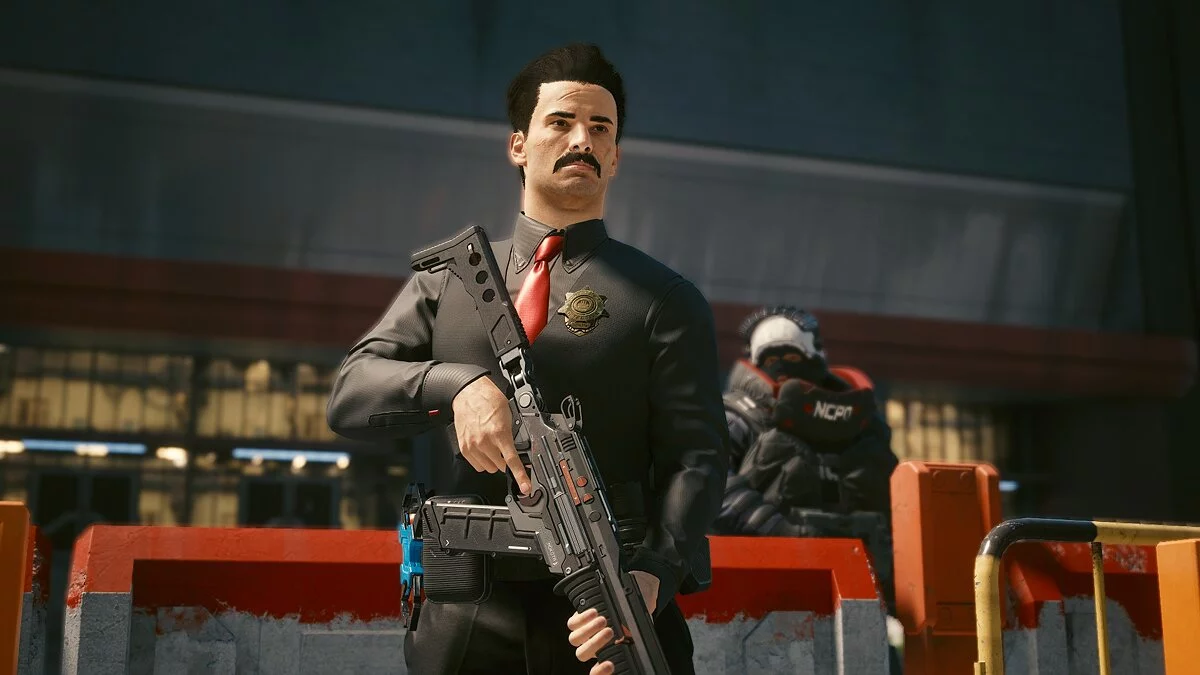 Cyberpunk 2077 — Значок и пояс полиции