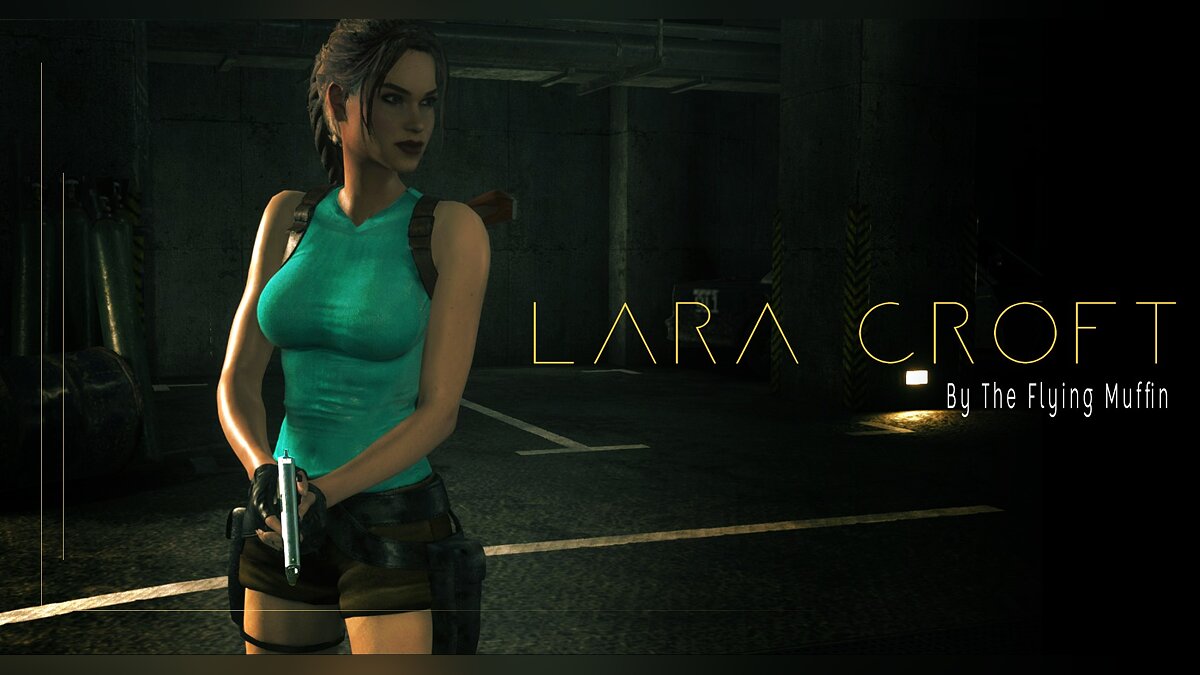 Resident Evil 2 — Lara Croft instead of Claire Redfield