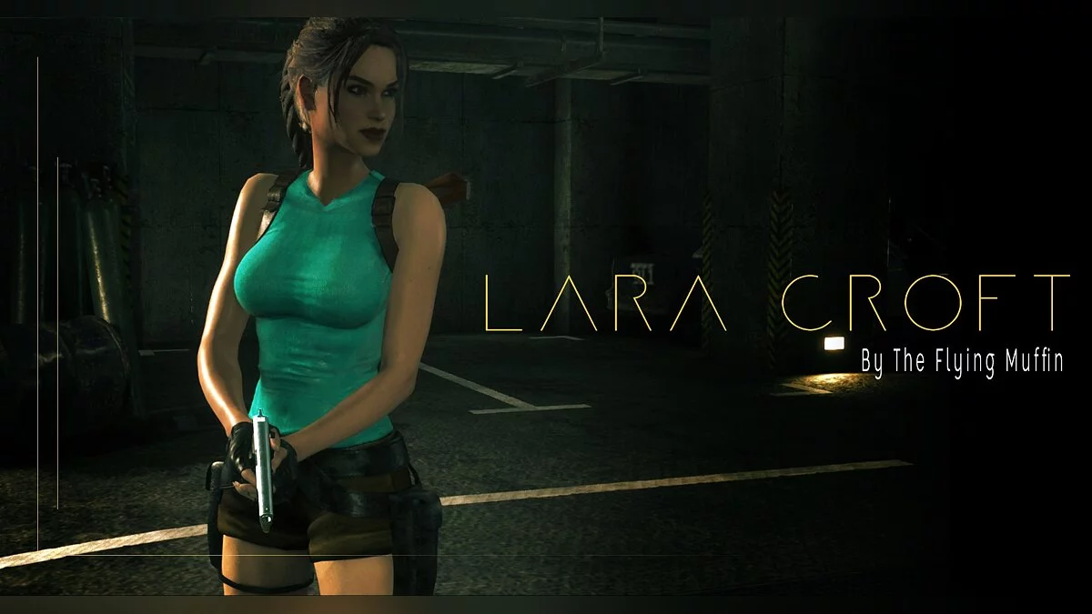 Resident Evil 2 — Lara Croft en lugar de Claire Redfield