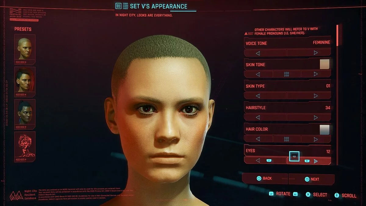 Cyberpunk 2077 — Лица в 4K