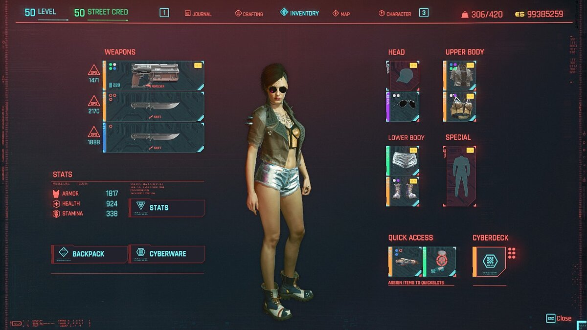 Cyberpunk 2077 — Beautiful V