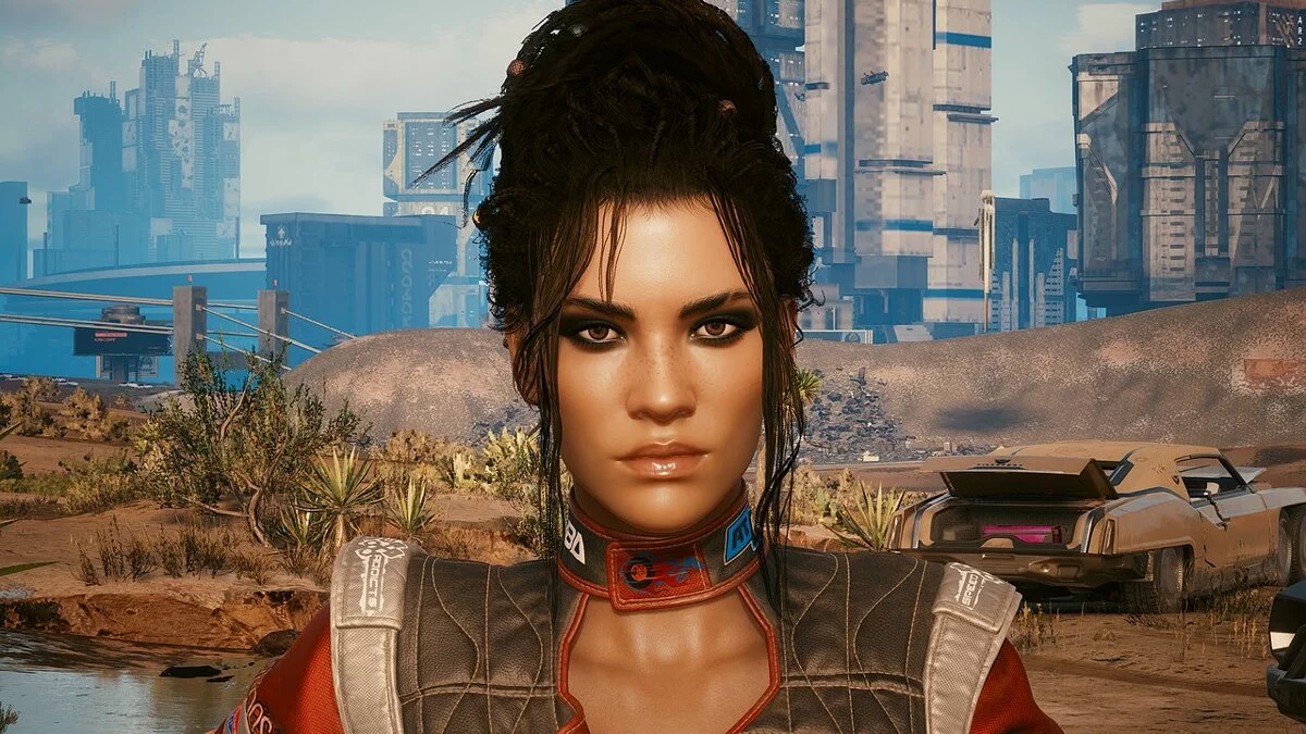 Cyberpunk 2077 — Обличчя Панам у 4K