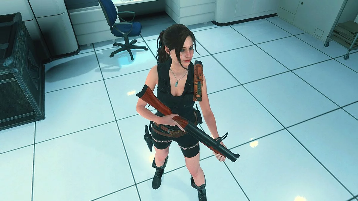 Resident Evil 2 — Черный классический костюм для Клэр