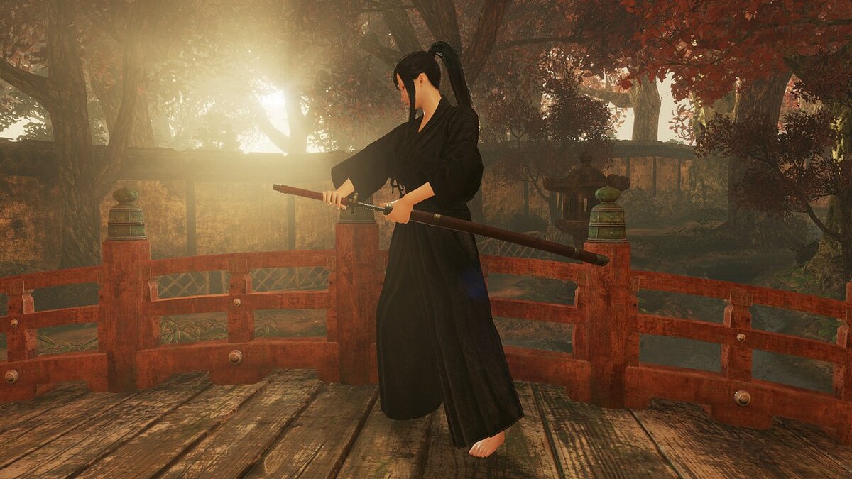 Nioh 2: Complete Edition — Black workout clothes