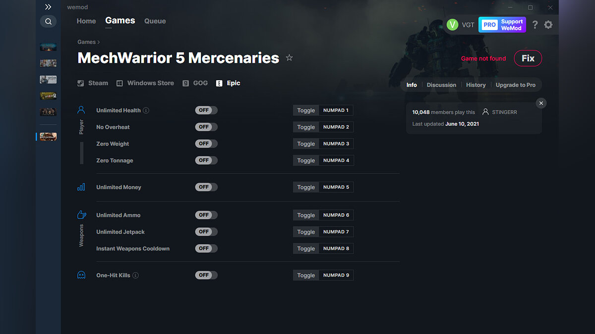 MechWarrior 5: Mercenaries — Trainer (+9) from 10.06.2021 [WeMod]