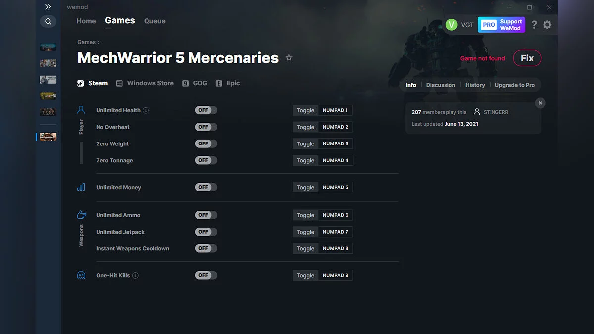 MechWarrior 5: Mercenaries — Trainer (+9) from 06/13/2021 [WeMod]