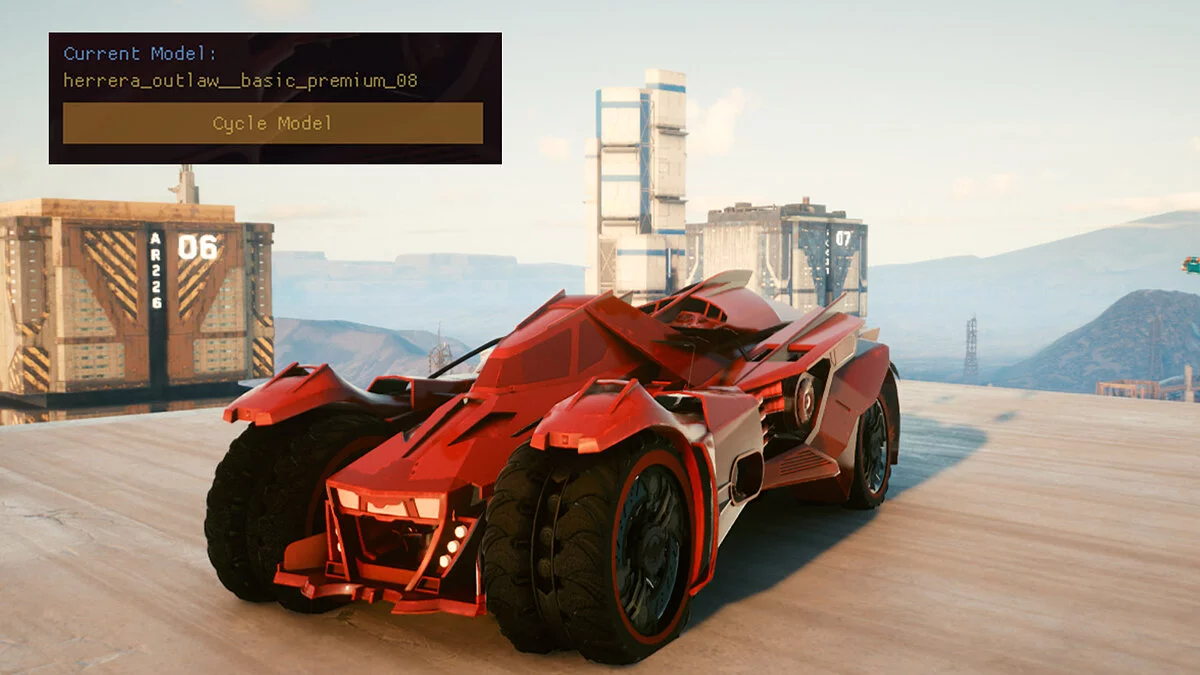 Cyberpunk 2077 — Бетмобіль із гри Batman: Arkham Knight