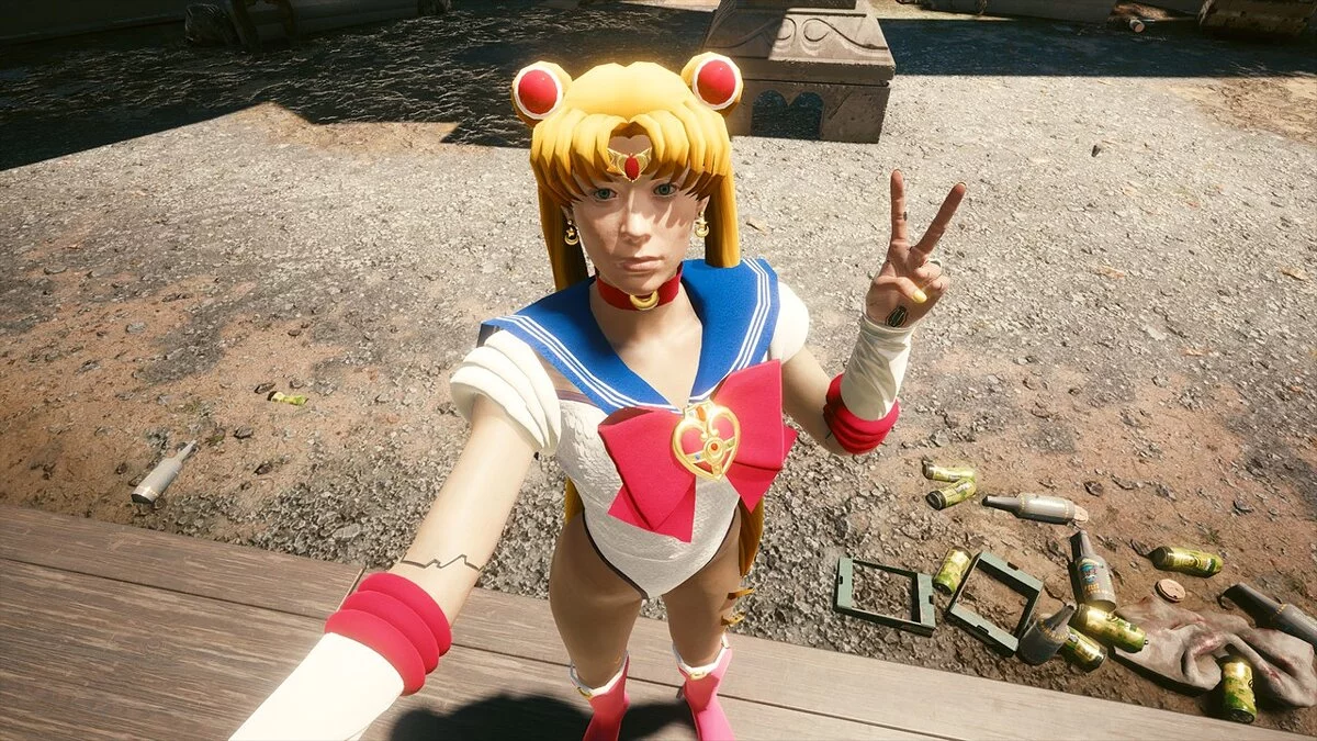 Cyberpunk 2077 — Costume Sailor Moon