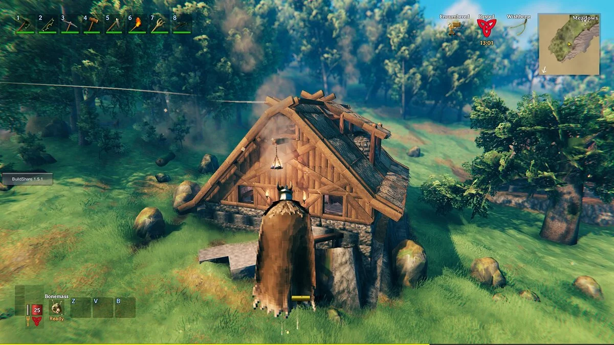 Valheim — Дом с подвалом